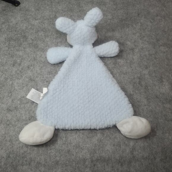 Demdaco Nat & Jules Light Blue Puppy Dog Lovey 11 Inch Rattle Plush Baby Toy - Picture 8 of 9